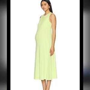 Hatch Jamie Maternity Dress In Citron Hatch Size 2 (6-8)